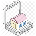 House Shifting Home Moving Baggage Icon
