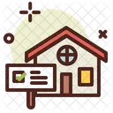 House Sign Home Vote Home Icon