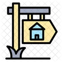 House Signboard House Board Property Icon