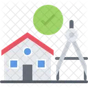 House Building Check Icon
