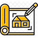 House Sketch Architecture Construction Icon