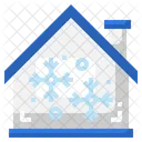 House Snowflake Snowflake Property Icon