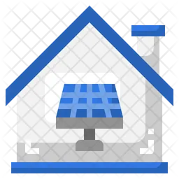 House Solar Panel  Icon