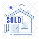 House Sold Successful Transactions Seamless Deals Icône