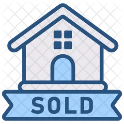 House Sold Sign  Icon
