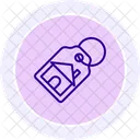 House Tag Line Icon Icon