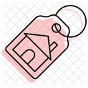 House Tag Color Shadow Thinline Icon Icon