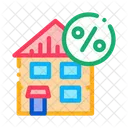 House Tax Percent Icon