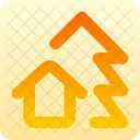 House Tree Building Environment Icon