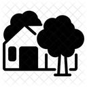 House Tree Garden Building Icon
