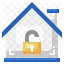 House Unlocked Unlocked Property Icon