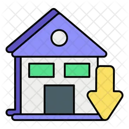 House Value Down  Icon