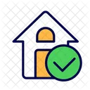 House Checkmark Verified Icon