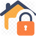 House With A Padlock Icon