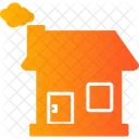 House with chimney  Icon