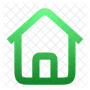 House With Door  Icon