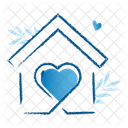 House With Heart  Icon