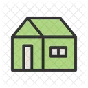 House With Snow Cold Nature Icon
