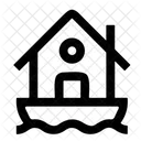 Houseboat Building Buildings Icon