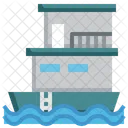 Houseboat Traditional Transportation Icon
