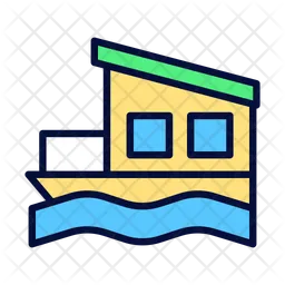 Houseboat  Icon