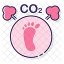 Household Carbon Footprint Icon