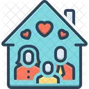 Household Family Menage Icon
