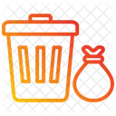 Disposal Household Trash Can Icon