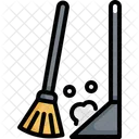 Broom Sweeping Hygiene Icon