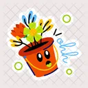 Houseplant Garden Flowers Blooming Flowers Icon
