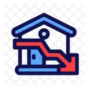 Housing Market Collapse Icon