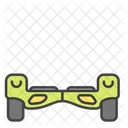 Hoverboard Electric Skateboard Icon