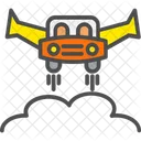 Hovercar Flying Car Car Icon