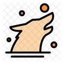 Howling Wolf Animal Mammal Icon