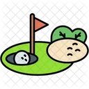 Hoyo De Golf Deporte Ocio Icono