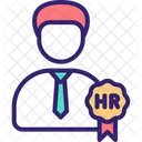 Hr Human Resource Management Manager Icon