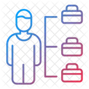 Hr Strategy Strategic Plan Hr Tactics Icon