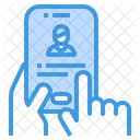 Smartphone Human Resource Hiring Icon
