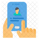 Smartphone Human Resource Hiring Icon