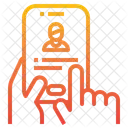 Smartphone Human Resource Hiring Icon