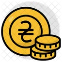 Hryvnia Coins Cash Coins Money Coins Icon