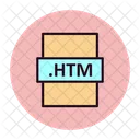 File Type Htm File Format Icon