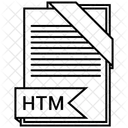 Htm Datei Format Symbol