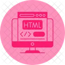 HTML Conception De Sites Web Langage De Balisage Hypertexte Icône