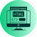 HTML Conception De Sites Web Langage De Balisage Hypertexte Icône