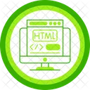 HTML Webdesign Hypertext Auszeichnungssprache Symbol