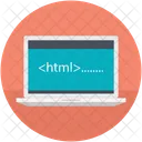 Html Coding Laptop Icon