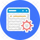 Html Programming Interface Source Code Icon