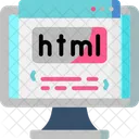 HTML 프로그래밍 웹사이트 아이콘