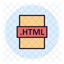 File Type Html File Format Icon